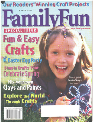 FAMILY FUN Magazine March 2002 Easy Crafts Easter Egg Party Celebrate Spring
