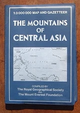 The Mountains Of Central Asia: 1,3000000 Map... by Royal Geographical S Hardback
