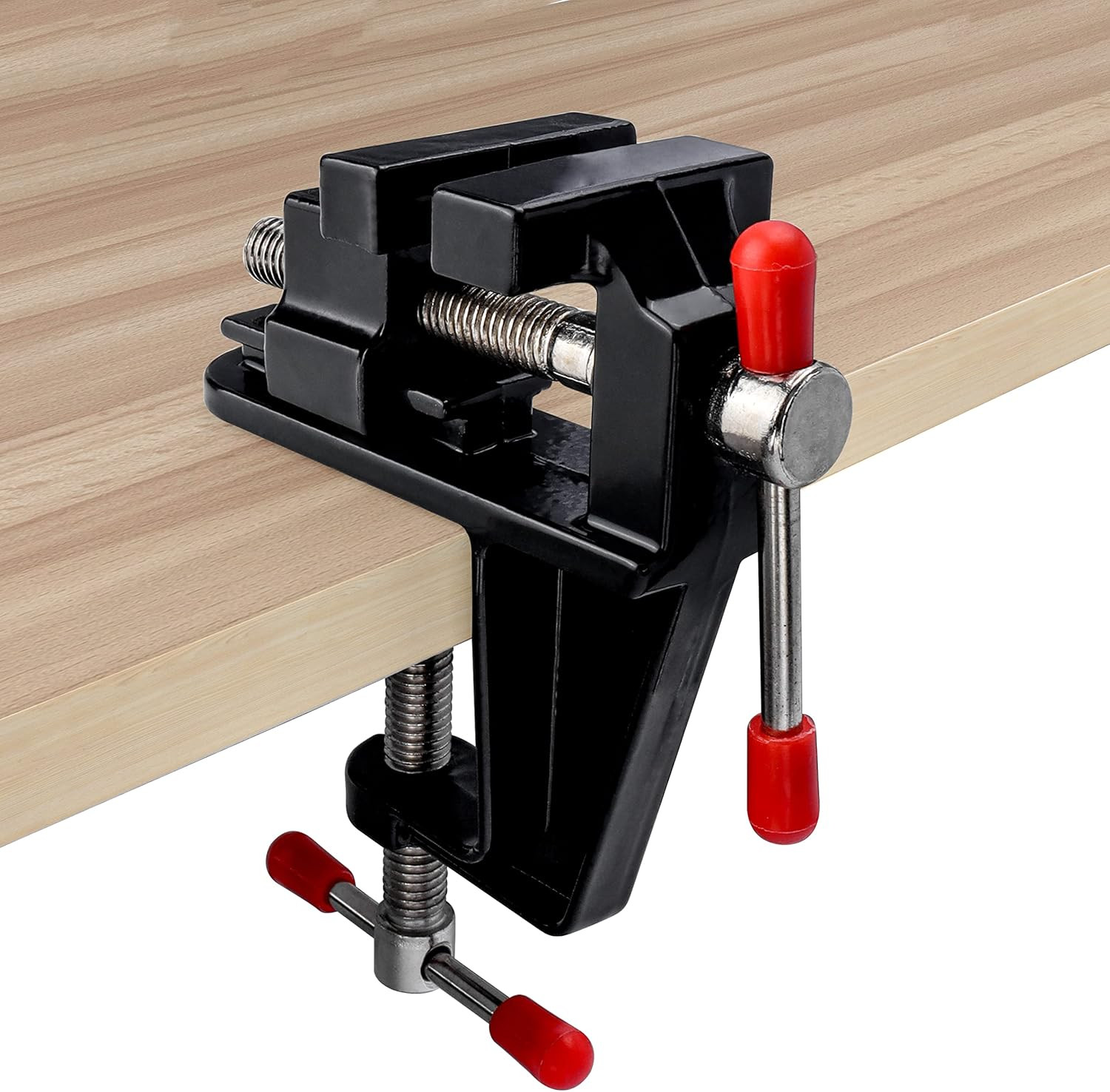 Mini Vise Clamp Small Bench Vice Clamp on Table Vise Drill Press Vice for Wood C