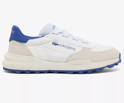 Lacoste Elite Active Evo 225 4 SMA Sneakers Mens Size 10 White Blue NIB Comfort