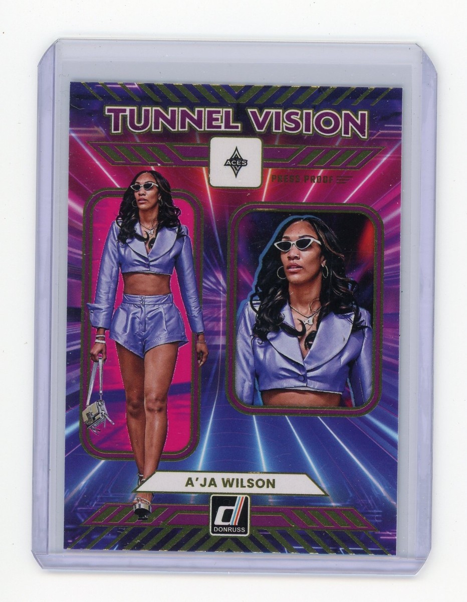 2025 Panini Donruss Basketball A'JA WILSON Tunnel Vision Press