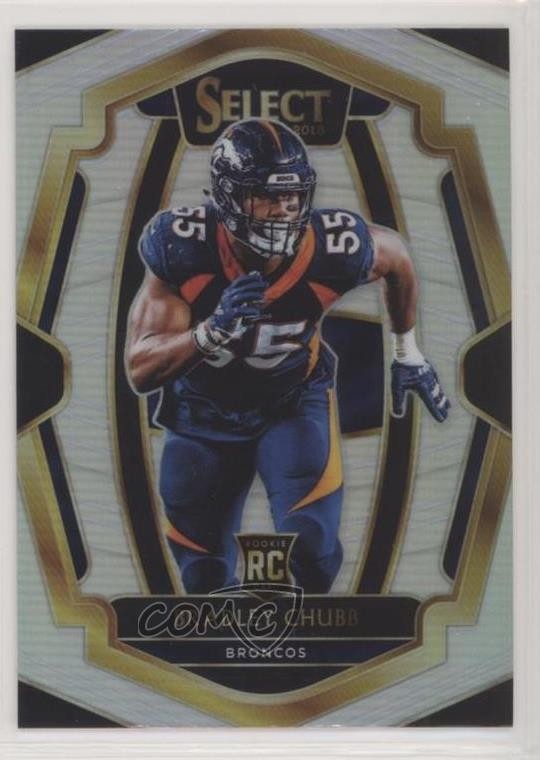 2018 Panini Select Premier Level Silver Prizm Bradley Chubb #178 8k4
