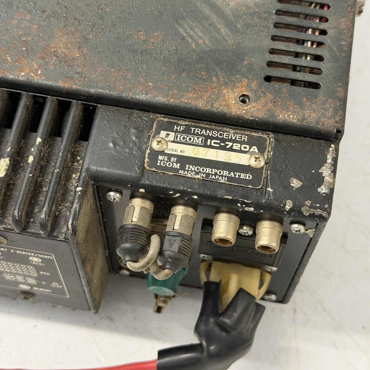 Icom IC-720A HF All Band Transceiver Ham Radio General Coverage