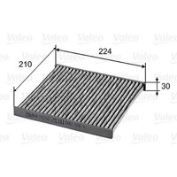 Valeo Innenraumfilter Aktivkohlefilter FüR Nissan Micra Iv K13 Note E12