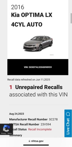 Used Front Left Door Window Regulator Front fits: 2016 Kia Optima US built VIN 5 - Picture 8 of 10