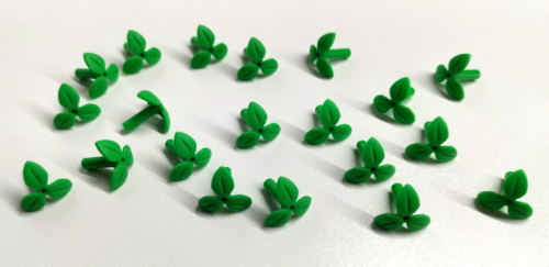 20x LEGO® Pflanze mit 3 Blättern / Stängel hellgrün / bright green 37695 NEU - Bild 1 von 1
