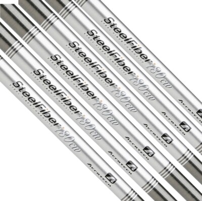 Aerotech Steelfiber i80CW Iron Golf Club Shaft SETS .355 Taper Tip