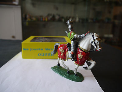 JOUET ANCIENNE FIGURINE En Plastique Elastolin Ougen Hausser Chevalier