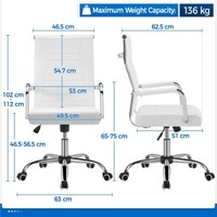 BüRostuhl Ergonomischer Schreibtischstuhl Computerstuhl Arbeitsstuhl Drehstuhl