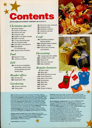 Better Homes and Gardens Australia - Christmas 1997 - Rare 1990s Vintage Mag - Picture 3 of 3