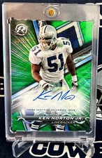 2024 Topps Resurgence GREEN Refractor Cowboys KEN NORTON JR Autograph AUTO #/175