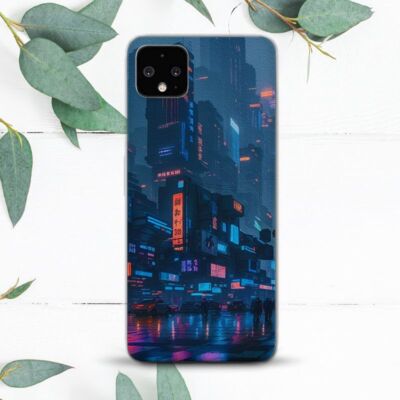 Japanese Night City Modern Case For Google Pixel 2 3 3a 4 4a 5 6 7 8 XL