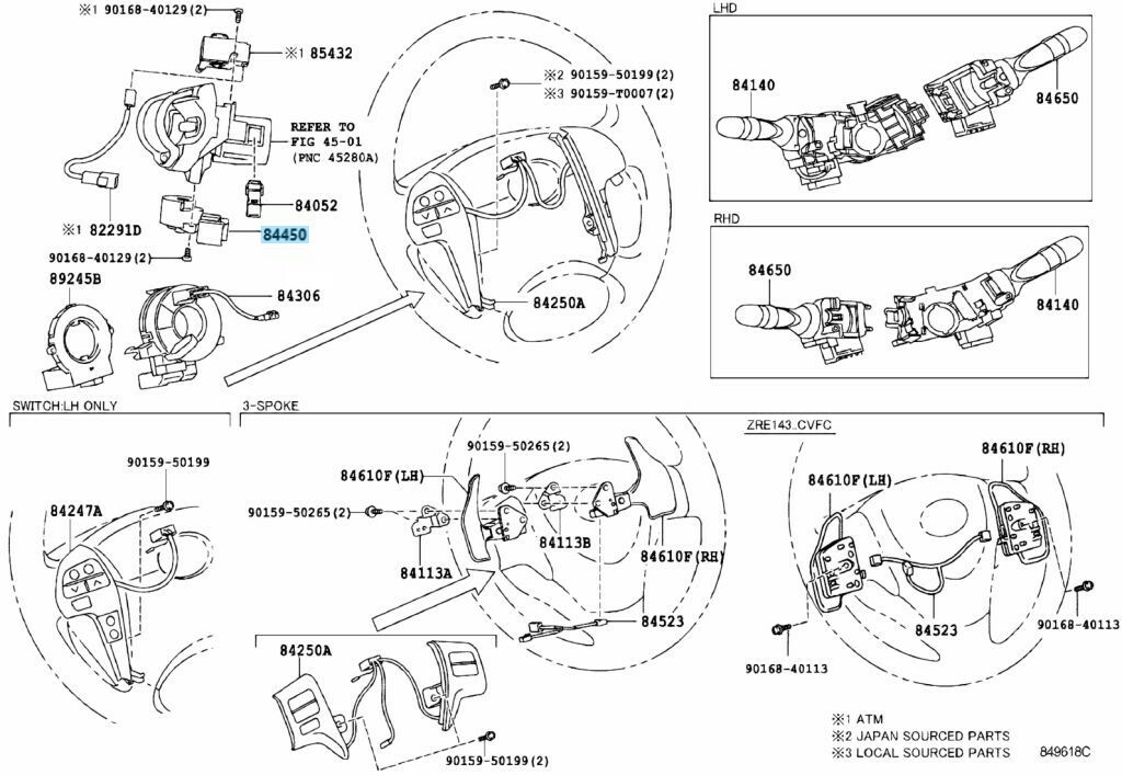 TOYOTA LEXUS SCION Genuine Ignition Or Starter Switch Assembly