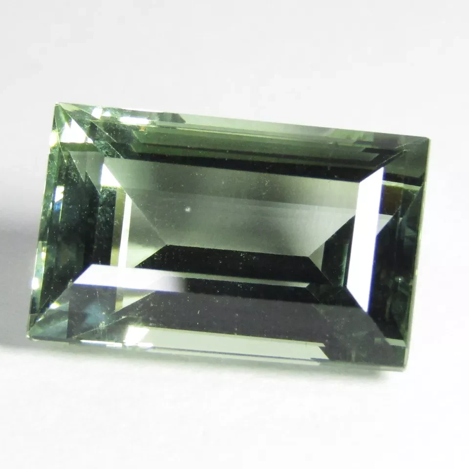 Piedra preciosa suelta natural amatista verde AAA corte baguette para surtido de todas las joyas Foto 3 de 4