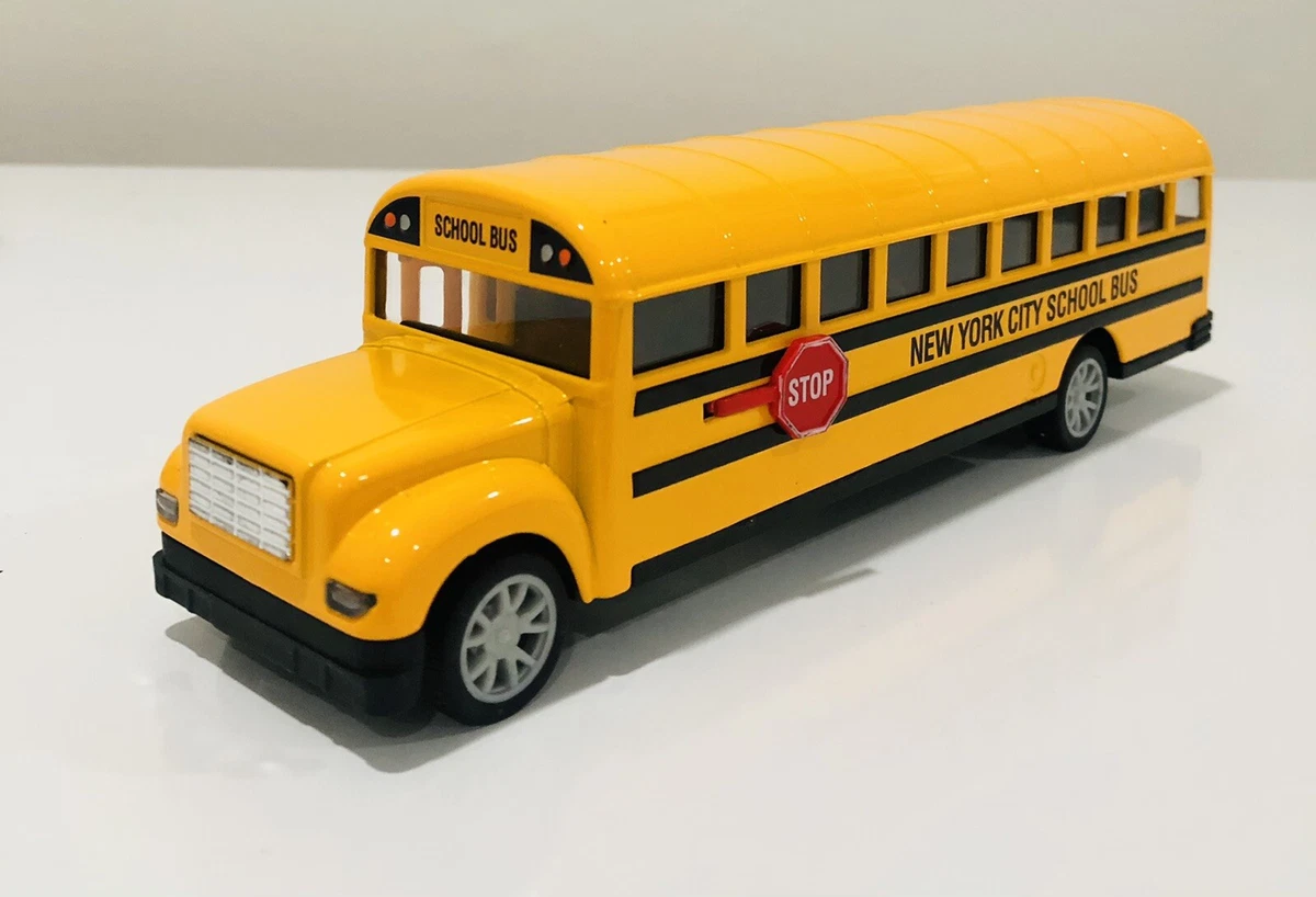Metal school bus toy on sale