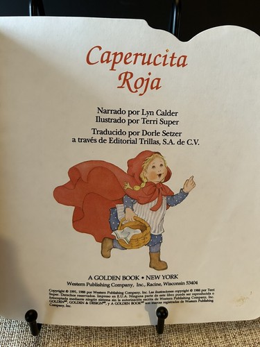 Caperucita Roja ,1991, Trade Paperback Vtg Adorable Book - Picture 3 of 4