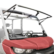 Front Flip Split Windshield Window For Can-Am Defender HD5 HD8 HD10 2016-2024