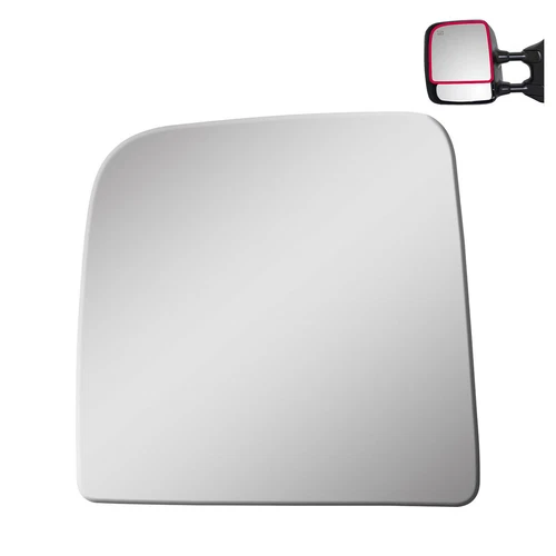 Upper Tow Mirror Glass For 2004-2015 Nissan Titan Driver Side LH +Adhesive 4014