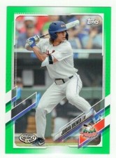 Jordan Brewer 2021 Topps Pro Debut GREEN Parallel RC /99 #PD-140 Astros