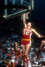 Steve Hawes of the Atlanta Hawks1980's Basketball photo 2