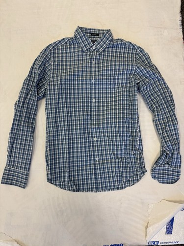 J Crew Men’s S Blue Slim Untucked flex casual Button Down shirt #BP971 - Picture 5 of 8