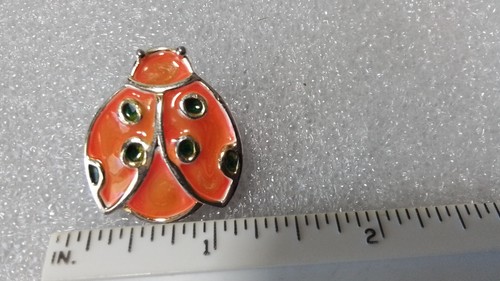 Erwin Pearl 1" enamel ladybug brooch - Bild 5 von 14