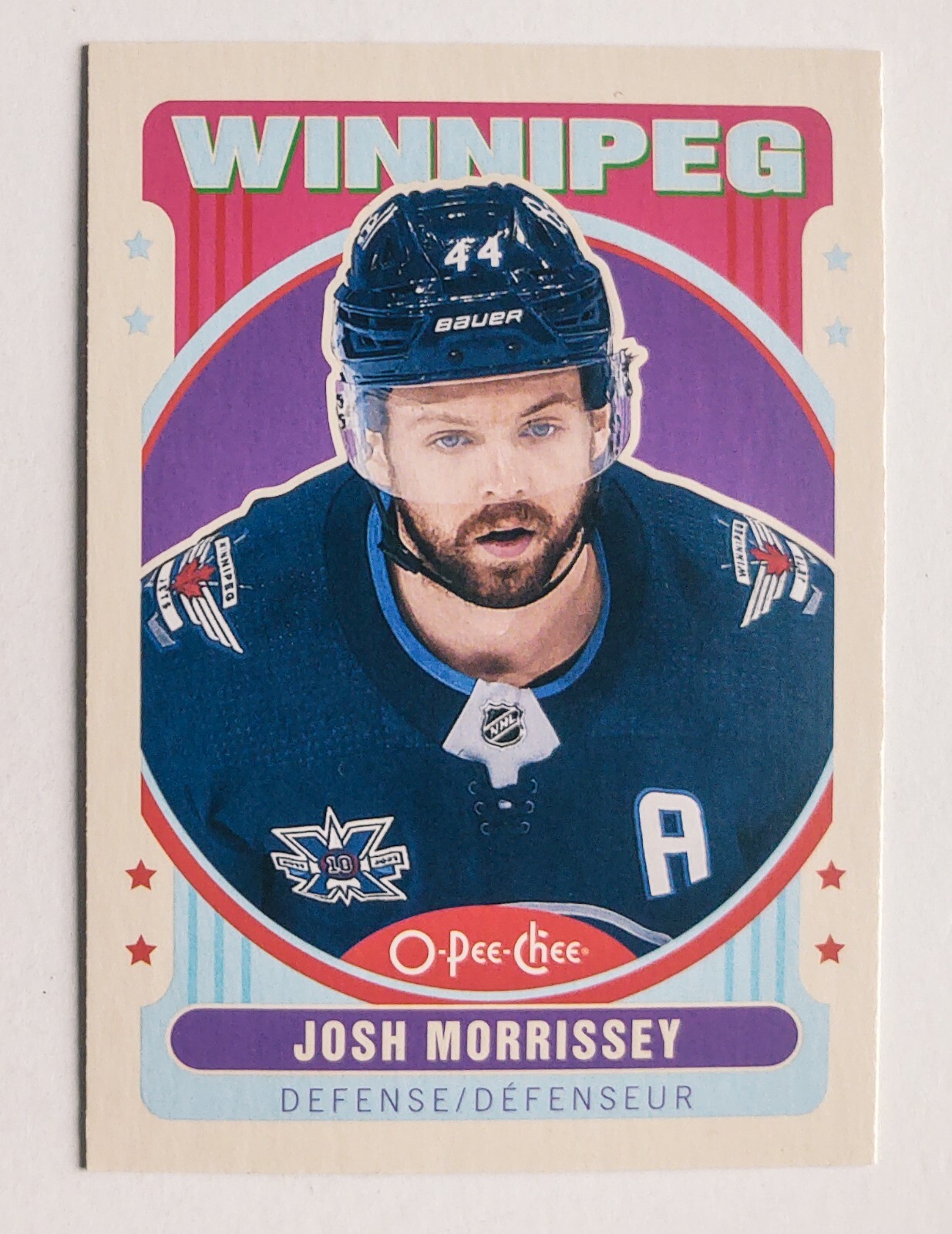 JOSH MORRISSEY 2021-22 O-Pee-Chee Retro #173 Winnipeg Jets