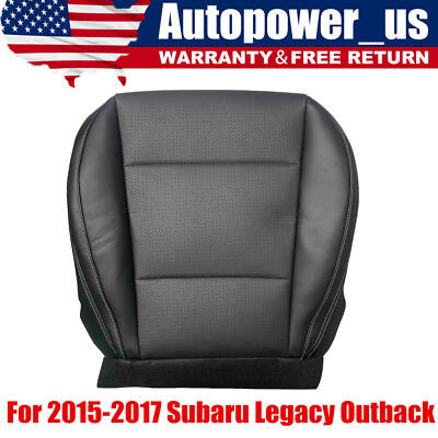 #ad #ad Perforated For 2015 2019 Subaru Outback Driver Leather Bottom Seat Cover Black $23.85