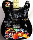 Led Zeppelin Autographed Custom Guitar