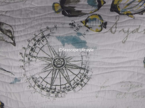 2-pc ☆ TROPICAL MARINE LIFE ☆ Twin Quilt Set SIGRID OLSEN Coastal Beach House - Picture 5 of 9