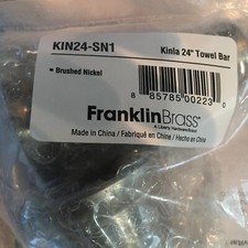 Franklin Brass Kinla 24" Brushed Nickel Bathroom Towel Bar Rail KIN24-SN1
