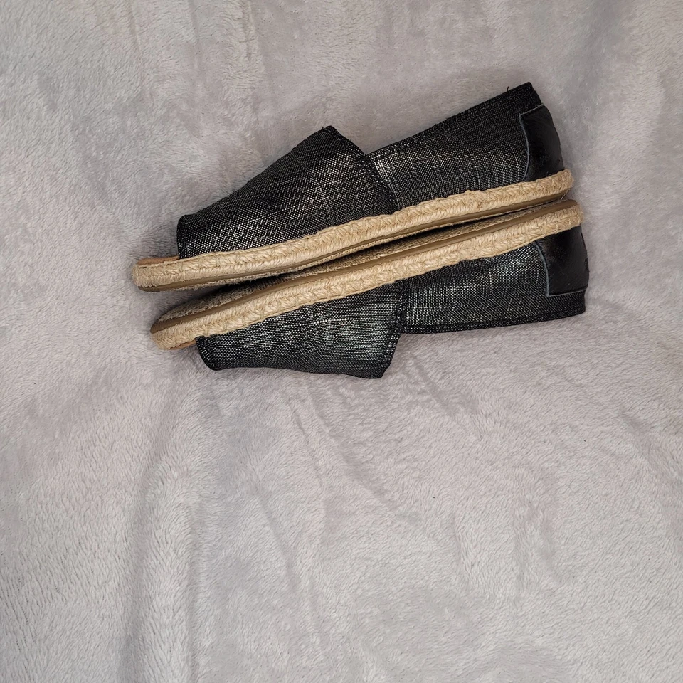 TOMS Zapatos Mujer 6M Alpargata Punta Abierta Sin Cordones Brillante Punta abierta Alpargata Yute Foto 4 de 4