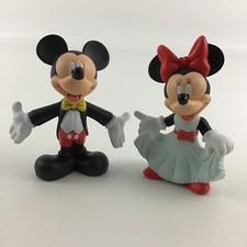 Mickey Mouse & Minnie Mouse Figures Disney Happiest Celebration McDonalds 2005