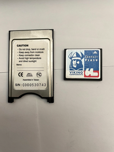 Viking 64 MB CompactFlash Memory Card - VGC (CF64M) + Memory Reader and Adapter - Picture 7 of 7