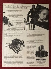 Hasselblad Camera 1988 Print Ad - Great To Frame 