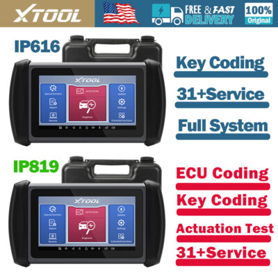 XTOOL IP616 IP819 Full System Diagnostic Tool K!ey Programmer Coding OBD Scanner
