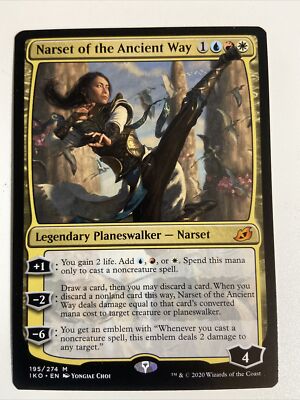 MTG Narset of the Ancient Way Ikoria: Lair of Behemoths 195/274 Regular Mythic