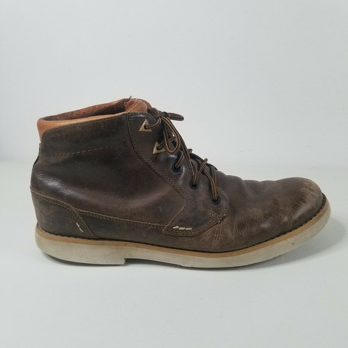 Teva Durban Bison Brown Leather Lace Up 