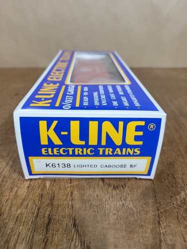 K Line Electric Trains O Gauge Lighted Caboose SF K6138 - Picture 10 of 12