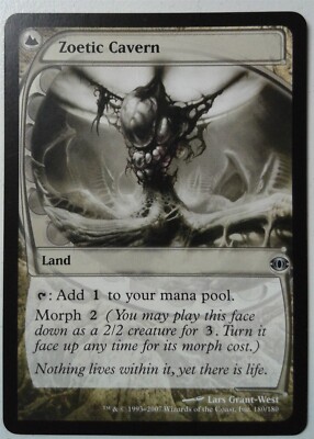 Zoetic Cavern *Uncommon* Magic MtG x1 Future Sight SP