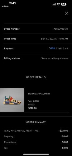 Adidas Originals Pharrell Williams NMD HU Animal Print Cheetah Gr. 14 HP3221 - Bild 8 von 8