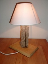 LAMPADA DA TAVOLO - ARTIGIANATO - RADICE LEGNO