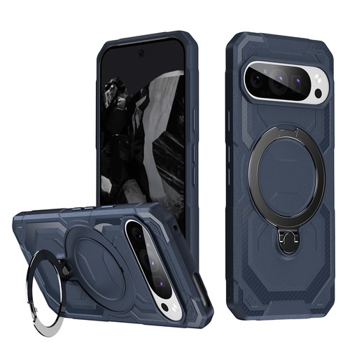 For Google Pixel 9 Pro XL/9Pro/9 Mag Safe Rotatable Ring Stand Shockproof Case - Picture 45 of 50