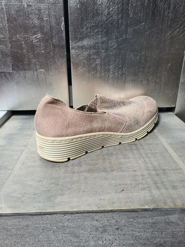 Zapatillas rosa RIEKER TALLA 41 cuero auténtico plata como nuevas #S379 - Imagen 4 de 10