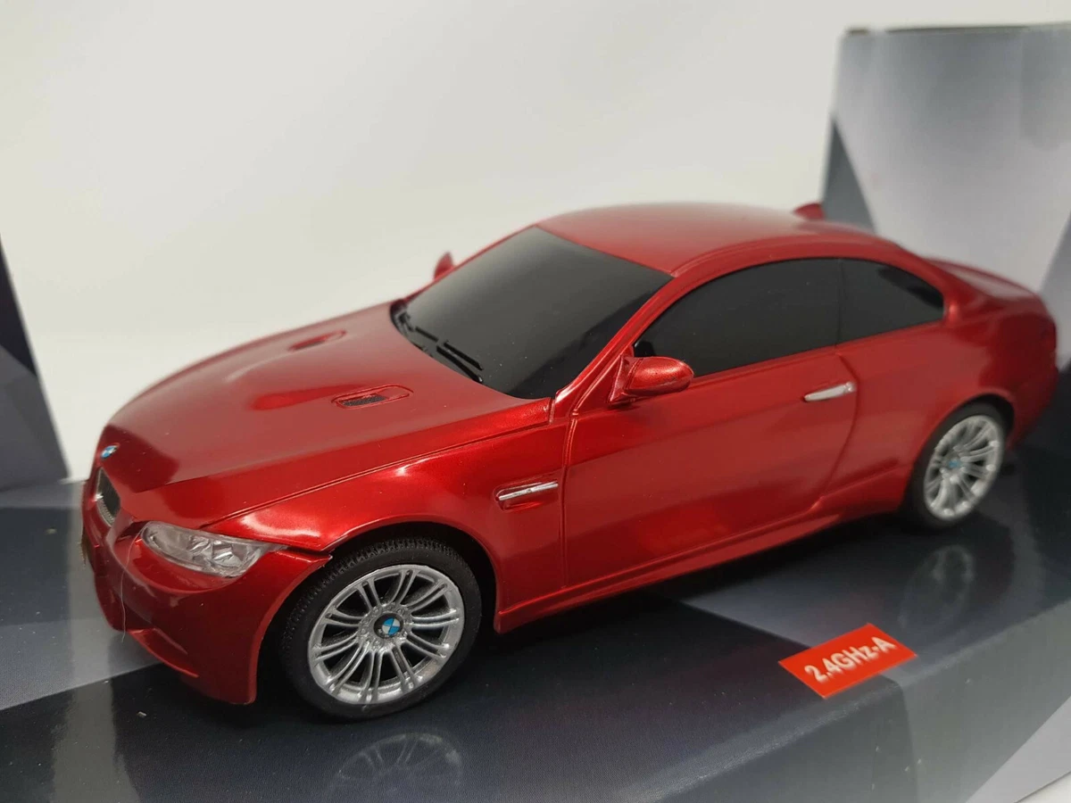 Official Licensed Ruby Red BMW M3 Radio Remote Control Car 1 24 Scale LED LiGHT