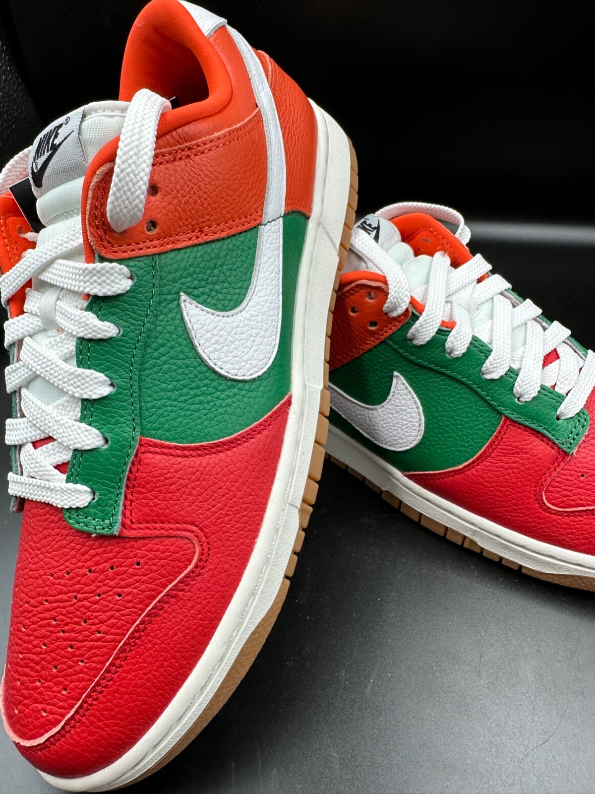 Nike Dunk Low By You 365 7 - 11 Green Red Orange Size 9.5 Free Shipping NEW  | eBay