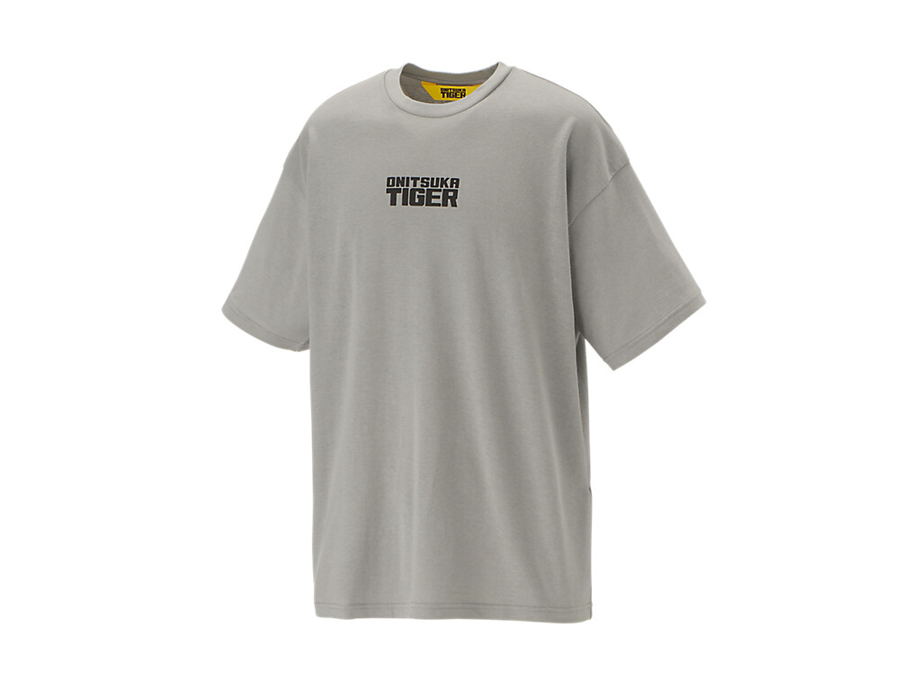 Onitsuka Tiger OVERSIZED TEE Heather Grey T-shirt Japan made Onitsuka Tiger OVERSIZED TEE Heather Grey T-shirt Japan made