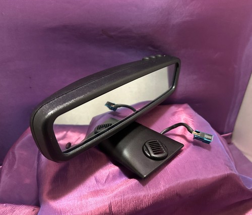 98-00 Mercedes W202 C230 C280 Front Top Upper Center Rear View Mirror Black OEM - Picture 8 of 10