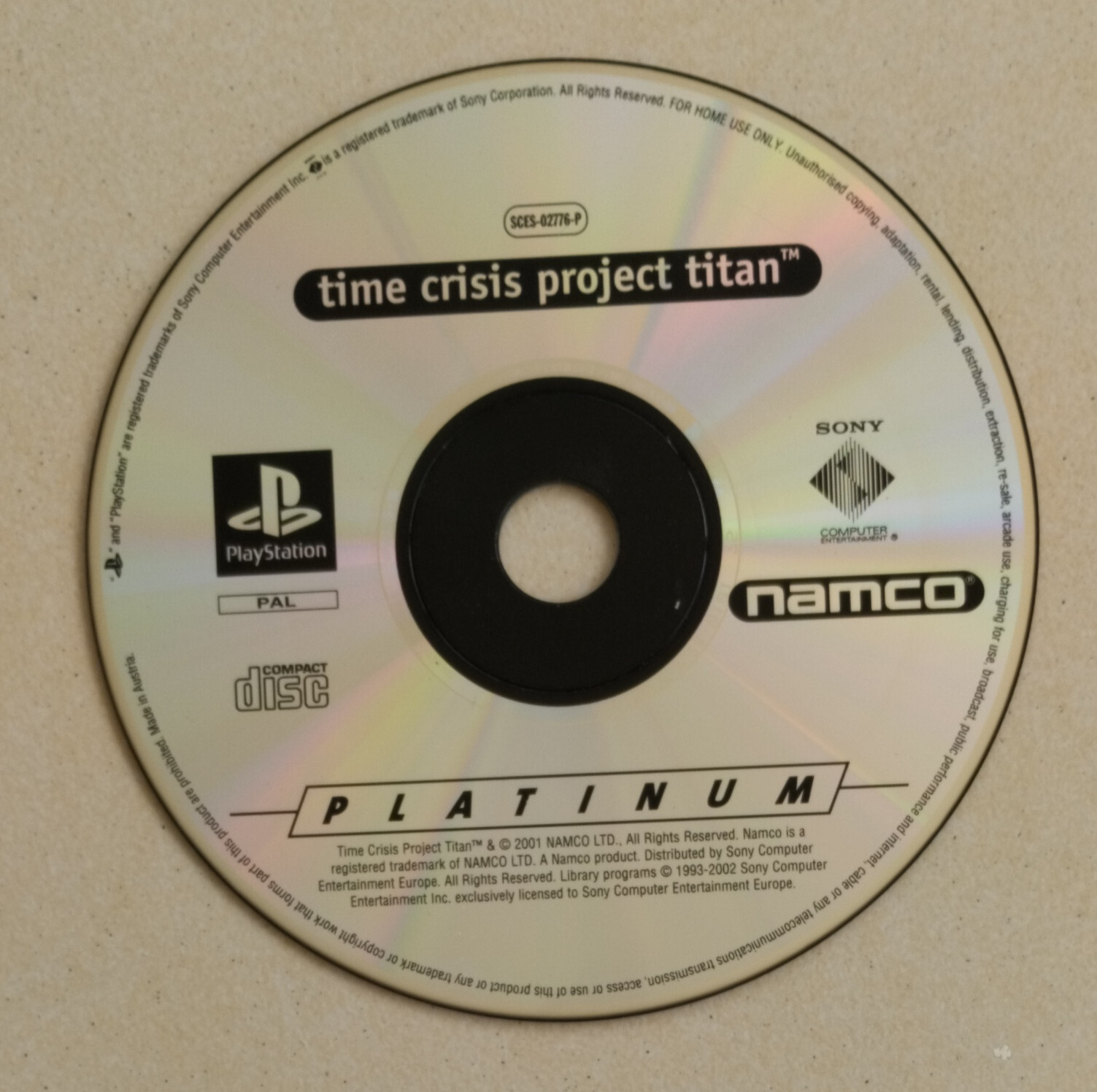 Playstation 1 PS1 - Time Crisis Project Titan