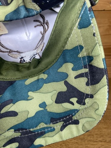 Dan Dee Camo Cap Hat Snapback Adjustable Deer Buck Stitch Logo Collectors Choice - Picture 17 of 24
